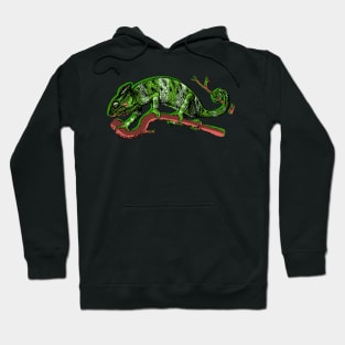 Green Chameleon Hoodie